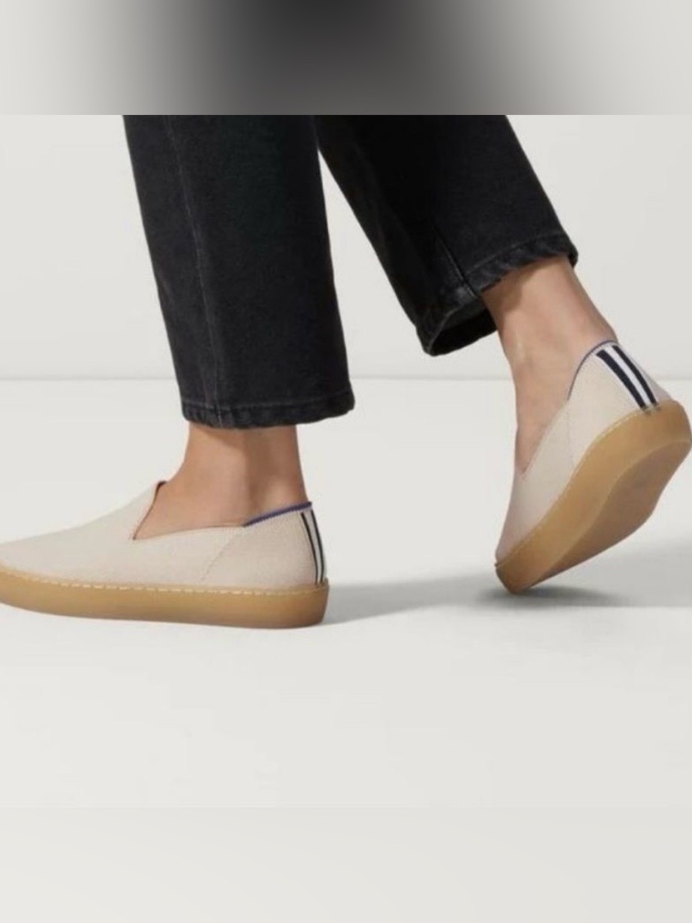 Rothy’s The Original Slip On Sneaker in Vanilla Bean